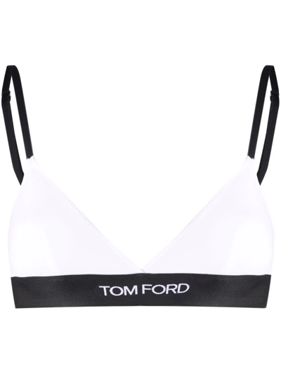 TOM FORD WAISTBAND-LOGO TRIANGLE BRA