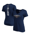 Fanatics Women's Zion Williamson Navy New Orleans Pelicans 2019 Nba Draft Playmaker Name Number V-neck T-shir In Navy