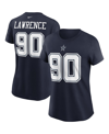 Nike Women's  Demarcus Lawrence Navy Dallas Cowboys Name And Number T-shirt In Navy