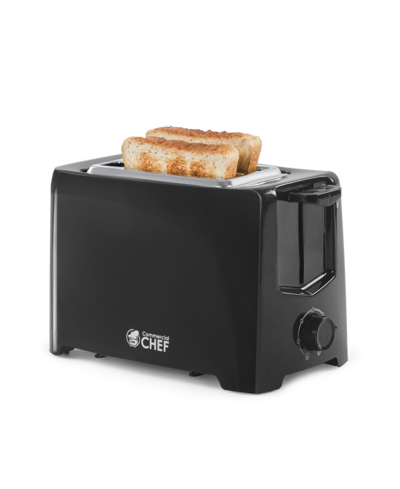 Commercial Chef 2 Slice Toaster With Extra Wide Slots In Black