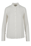 PATRIZIA PEPE PATRIZIA PEPE WOMEN'S WHITE OTHER MATERIALS SHIRT,8C0326A8I1W146 48