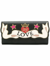 DOLCE E GABBANA DOLCE E GABBANA WOMEN'S BLACK LEATHER WALLET,BI0087AZ14680999 UNI