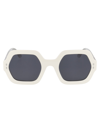 Isabel Marant Ely 61mm Hexagonal Sunglasses In Neutrals