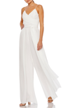 MAC DUGGAL PLEATED WIDE LEG JUMPSUIT