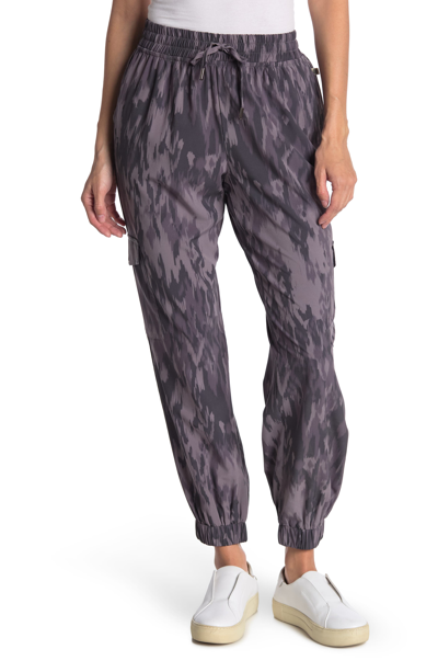 Max Studio Oasis Ikat Printed Pull-on Pants In Volcanic Glass Pat Ikat