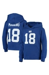MITCHELL & NESS YOUTH MITCHELL & NESS PEYTON MANNING ROYAL INDIANAPOLIS COLTS RETIRED PLAYER NAME & NUMBER PULLOVER ,4413582
