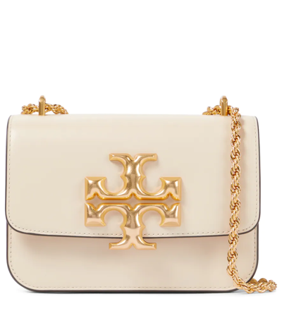 Tory Burch Eleanor Small Leather Shoulder Bag In New Cream