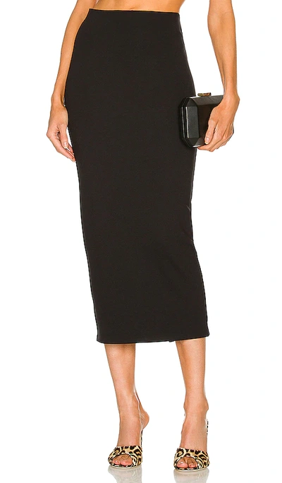 Michael Costello X Revolve Amira Midi Skirt In 黑色