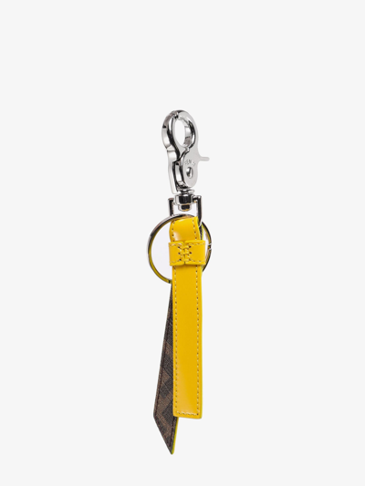 Fendi Key Ring In Yellow