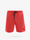 Paul & Shark Swim Shorts With Iconic Badge In Red