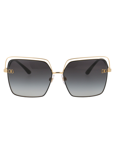 Dolce & Gabbana Dolce &amp; Gabbana Dg2268 Gold/black Sunglasses