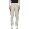 Essentials Ssense Exclusive Green Track Lounge Pants In Concrete