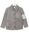 THOM BROWNE BUTTON-DOWN FITTED BLAZER
