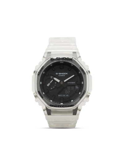 G-shock Ga700ske-7aer Transparent 45.5mm In Neutrals