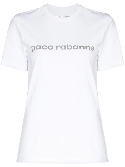 PACO RABANNE LOGO-PRINT COTTON T-SHIRT