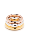 Charlotte Chesnais Brahma Rings (set Of Three) In Gold