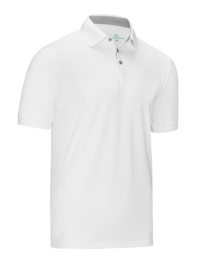 Mio Marino Golf Polo Shirt In White