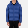 Save The Duck Nathan Sherpa-lined Puffer Jacket In Eclipse Blue