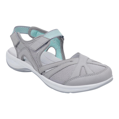 Easy Spirit Women's Esplash Closed Toe Sling Back Casual Sandals Women's Shoes In Light Gray