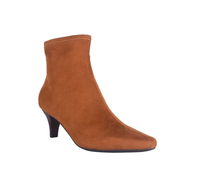 Impo Naja Womens Kitten Heel Bootie Ankle Boots In Sienna