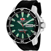 Seapro Scuba Dragon Diver Limited Edition 1000 Meters Quartz Green Dial Mens Watch Sp8318 In Black / Green