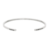 LE GRAMME SILVER POLISHED 'LE 7 GRAMMES' RIBBON BRACELET