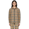 Burberry Reversible Vintage Check Jacket In Archive Beige