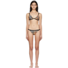 BURBERRY BEIGE VINTAGE CHECK TRIANGLE LOING BIKINI