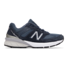 NEW BALANCE NAVY MADE IN US 990V5 SNEAKERS