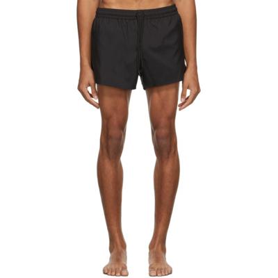 Commas Black Short Length Swim Shorts In Schwarz
