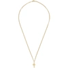 ALIGHIERI GOLD 'TORCH OF THE NIGHT' NECKLACE