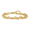 LAURA LOMBARDI GOLD CABLE ANKLET