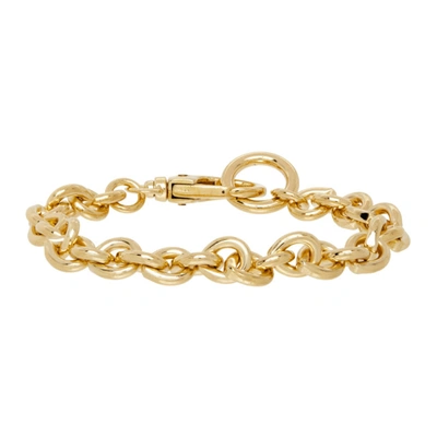 Laura Lombardi + Net Sustain Cable Gold-plated Anklet