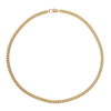 LAURA LOMBARDI GOLD CURB CHAIN NECKLACE