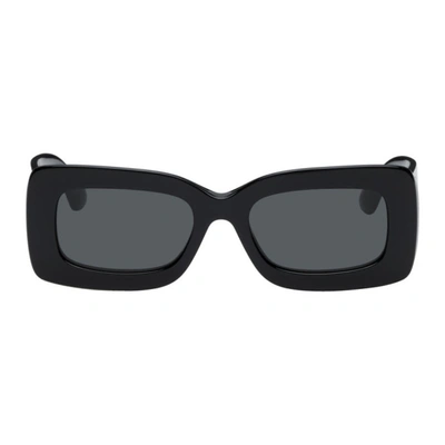 Burberry Black Astrid Sunglasses In Dark Grey