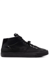 MAISON MARGIELA HIGH-TOP LACE-UP SNEAKERS