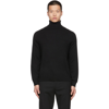 Theory Vilass Wool-blend Turtleneck Sweater In 001 Black