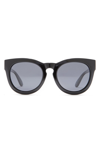 LE SPECS JEALOUS GAMESS 53MM CAT EYE SUNGLASSES