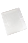 Melange Plaza Silk Blanket In White