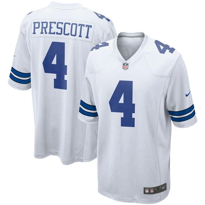 Nike Men's Nfl Dallas Cowboys (dak Prescott) Game Football Jersey In White