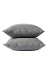 COYUCHI RELAXED SET OF 2 ORGANIC LINEN PILLOWCASES,1024223