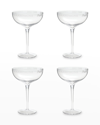 ROSANNA FARM TO TABLE ETCHED GLASS CHAMPAGNE FLUTES, SET OF 4,PROD247760456