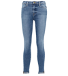 Frame Le High Skinny Distressed High-rise Skinny Jeans In Westway