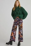 Maeve The Colette Cropped Wide-leg Corduroy Pants In Assorted