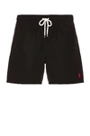 Polo Ralph Lauren Logo-embroidered Swim Shorts In Polo Black