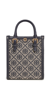 TORY BURCH MINI T MONOGRAM TOTE TORY NAVY,TORYB49374