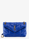 Saint Laurent Loulou Puffer In Blue