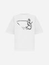 Prada Mermaid And Logo Print Oversize T-shirt