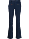 Perfect Moment Aurora High-rise Flared Ski Pants In Blau
