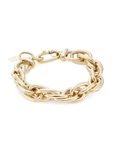 LAUREN RUBINSKI WOMEN'S 14K YELLOW GOLD SMALL OVAL-LINK CHAIN BRACELET,400014773090